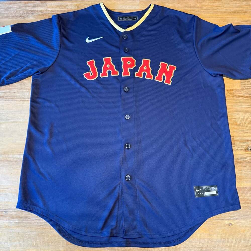 Nike Men's Navy Japan World Baseball Classic Jersey Size XL